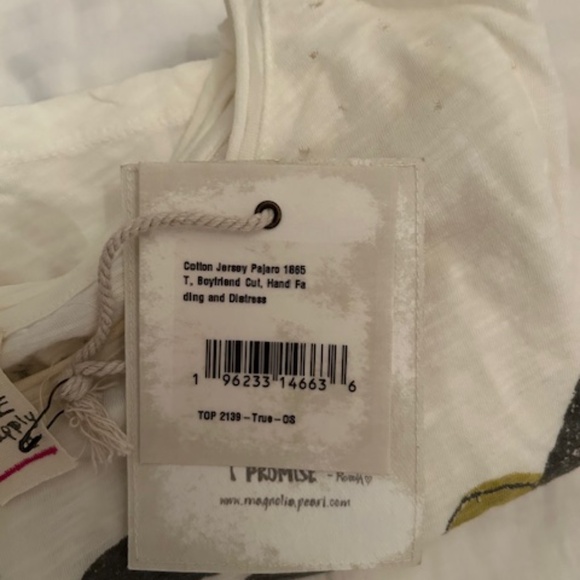 NWT - Magnolia Pearl Pajaro 1865 T Top 2139 In True - Picture 4 of 6